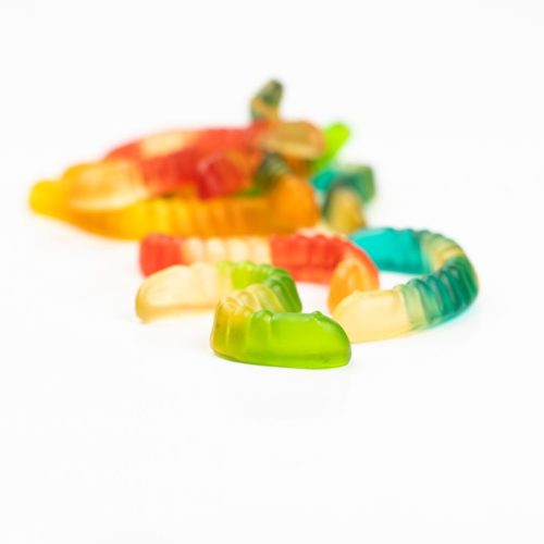 Karışık Meyve Aromalı Yumuşak Şeker (Tırtıl) 500 gr