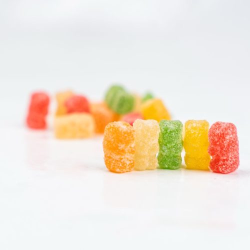 Karışık Meyve Aromalı Şeker Kaplı Yumuşak Şeker (Ayıcık) 500 gr