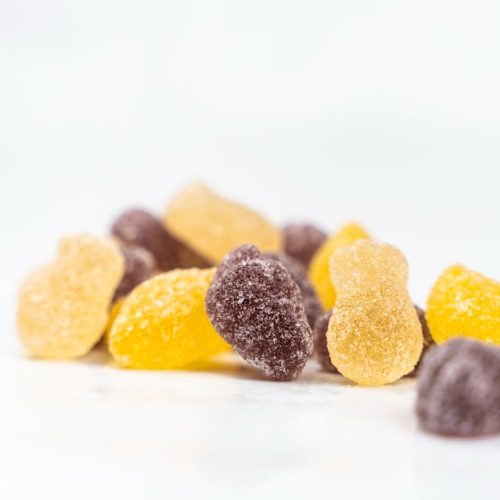 Karışık Meyve Aromalı Şeker Kaplı Yumuşak Şeker (Meyve Bahçesi) 500 gr