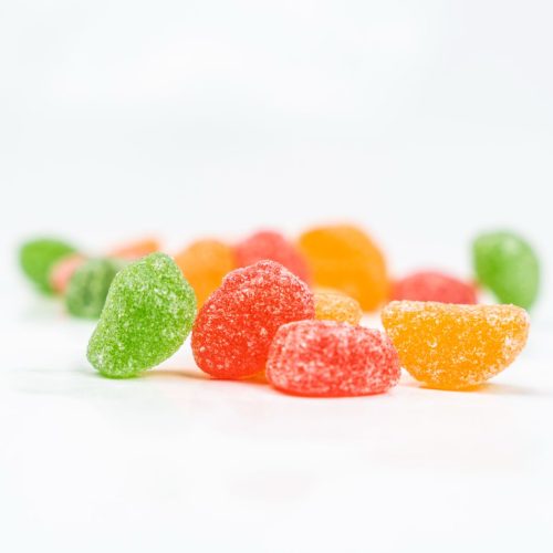 Karışık Meyve Aromalı Şeker Kaplı Yumuşak Şeker (Meyve Bahçesi) 500 gr